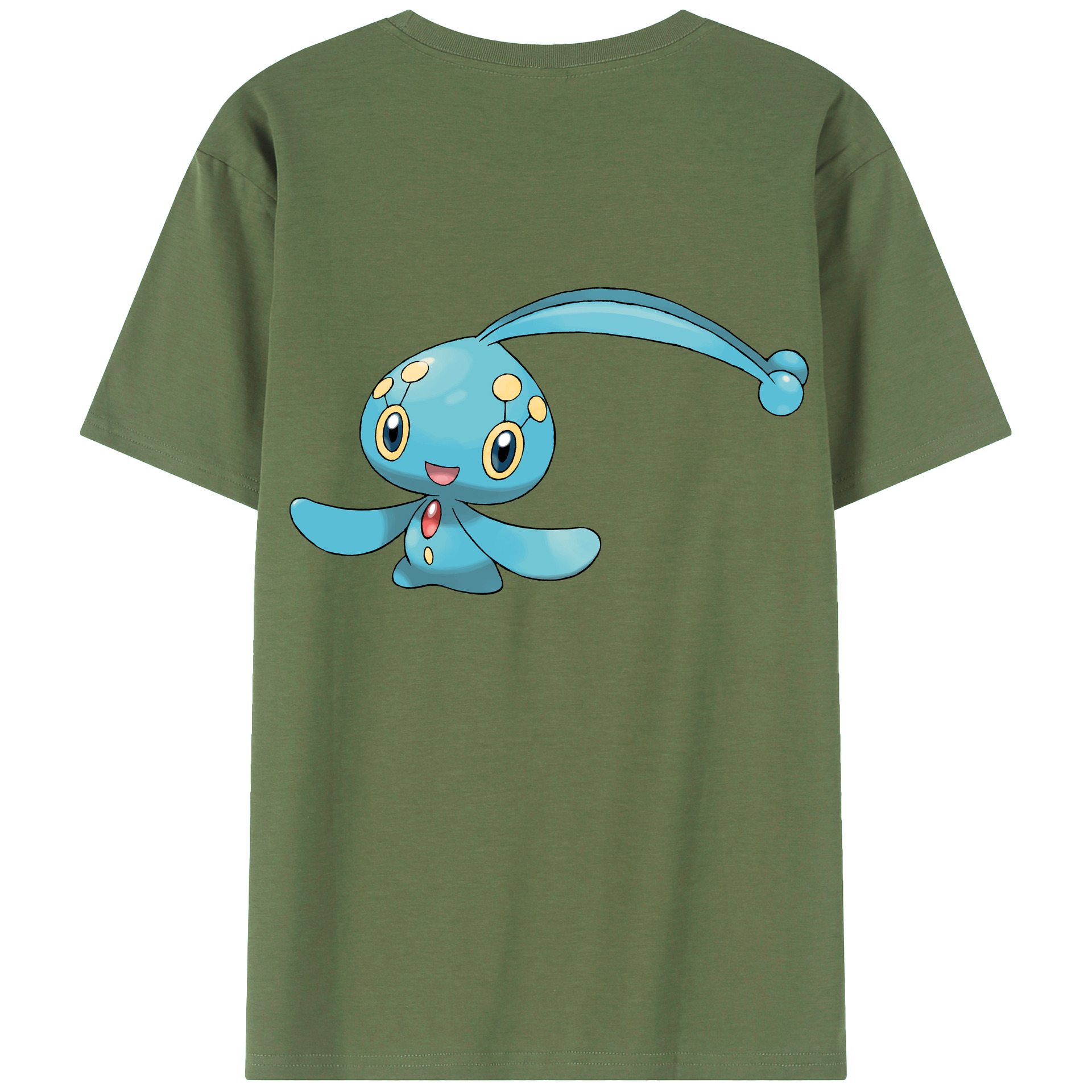 （画像用） ポケットモンスター Pokémon 綿100％ メンズ半袖Tシャツ（バックプリント） 通気性